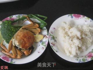 Crab and Broccoli Porridge recipe
