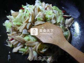 Stir-fried Cabbage with Tripe recipe