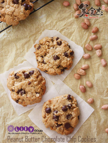 Peanut Chocolate Chip Cookies recipe