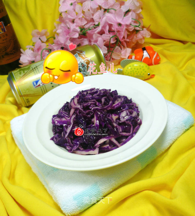 Hot and Sour Purple Cabbage recipe