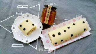 #四session Baking Contest and It's Love Eating Festival# Loquat Jam Wave Point Cake Roll recipe