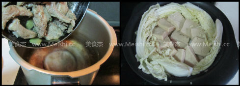 Cabbage Tofu Pork Rib Soup recipe