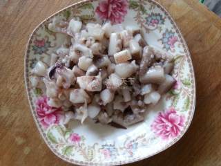 Fried Squid with Chives recipe