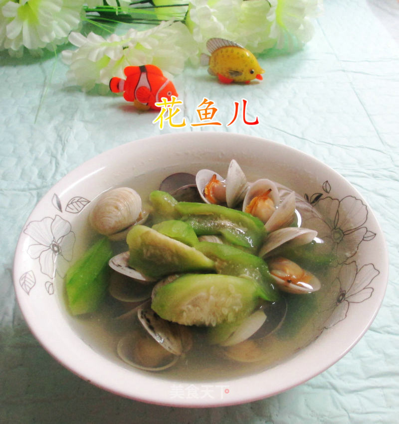 Clam Loofah Soup recipe