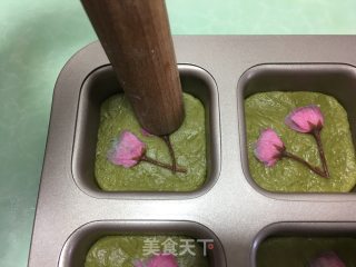 Sakura Matcha Pineapple Cake recipe