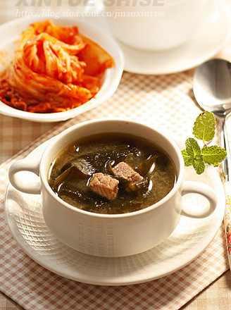Beef Seaweed Soup recipe