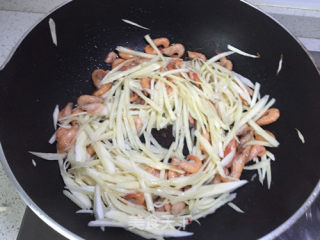 Stir-fried Shrimp with Rice White recipe