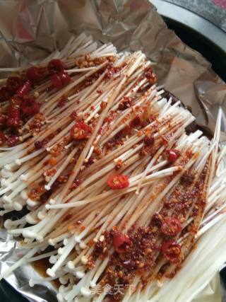 Tin Foil Enoki Mushroom recipe