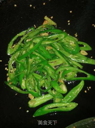 Scrambled Eggs with Green Peppers recipe