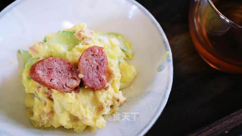 Early Fisherman's House | Fish Cake Mashed Potato Salad recipe