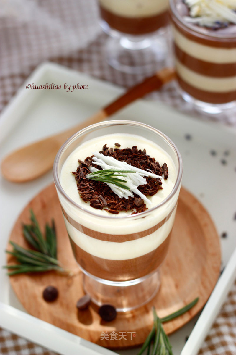 【vanilla Chocolate Milk Jelly】 recipe