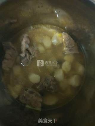 Spine Stewed Yam~pressure Cooker Version~ recipe