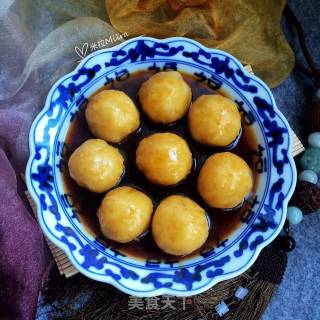 Potato Meatballs with Oyster Sauce recipe