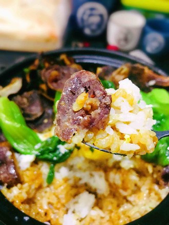 Cantonese Style Sausage Claypot Rice recipe