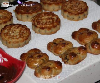 Mid-autumn Festival Parent-child Mooncakes----cartoon Five-core Mooncake recipe