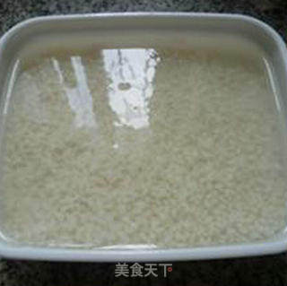 Three-color Glutinous Rice with Preserved Fruit recipe