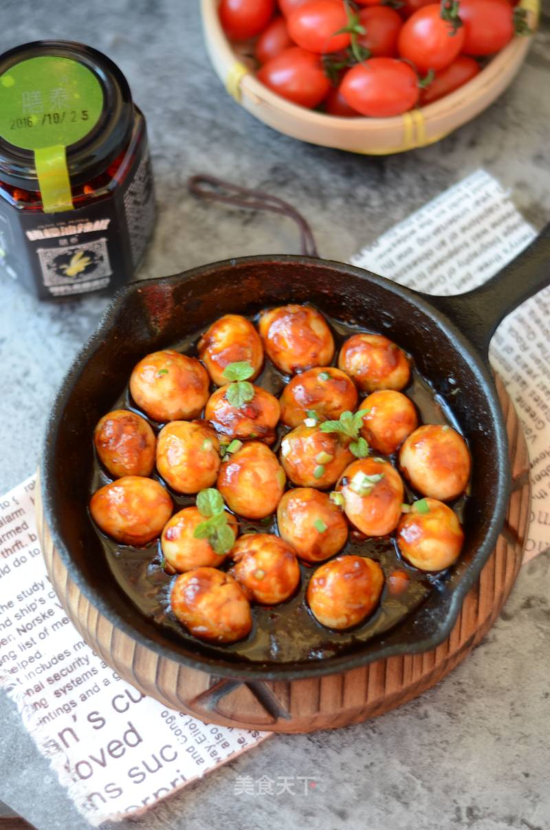 Sweet and Spicy Tiger Skin Quail Eggs recipe