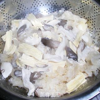 "mushroom" Power "food" Foot-mixed Mushrooms Mixed with Yuba recipe