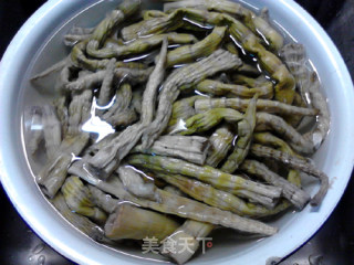Soaked Dried Bamboo Shoots recipe