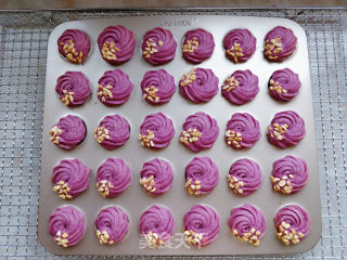 Purple Sweet Potato Peanut Cookies recipe