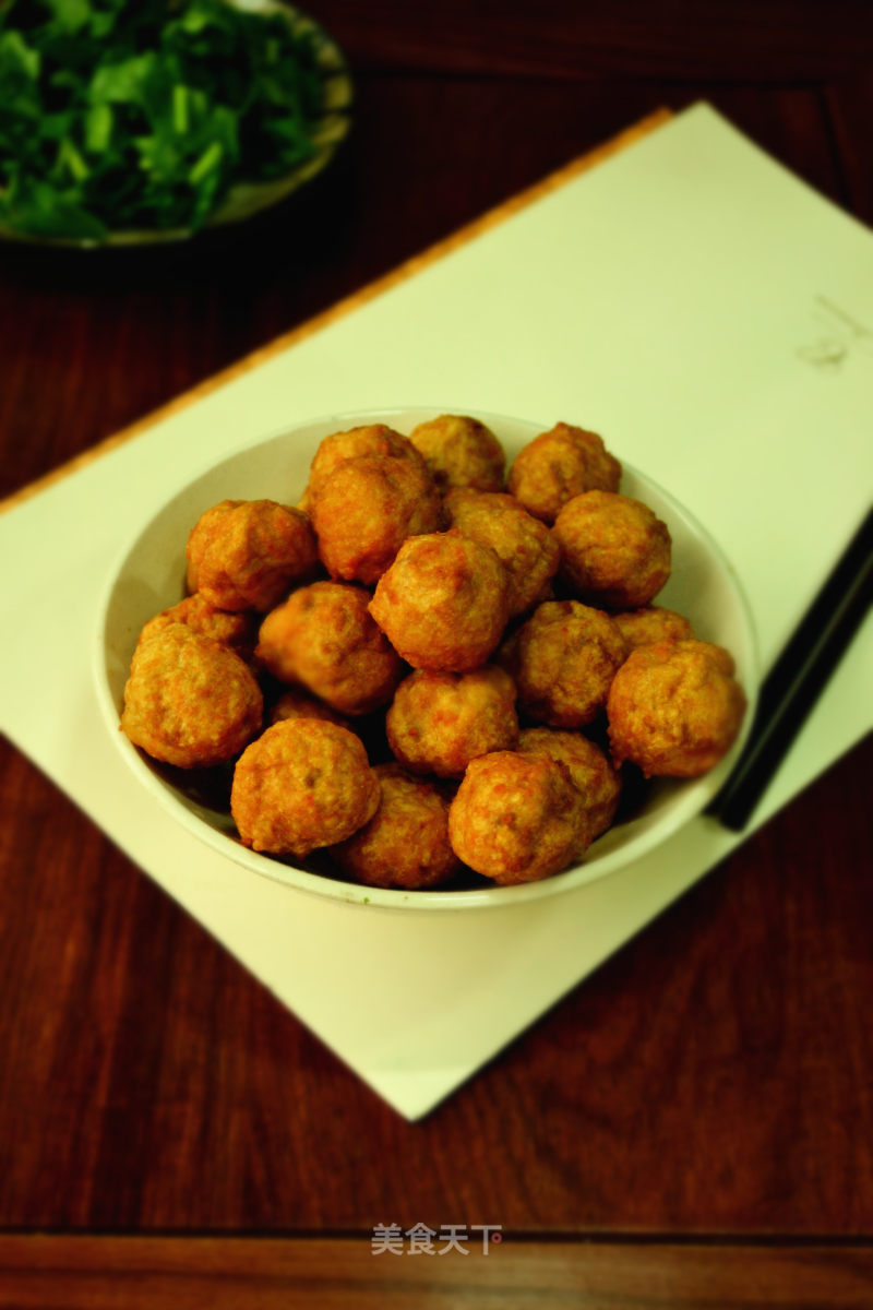 Fried Chicken Meatballs recipe