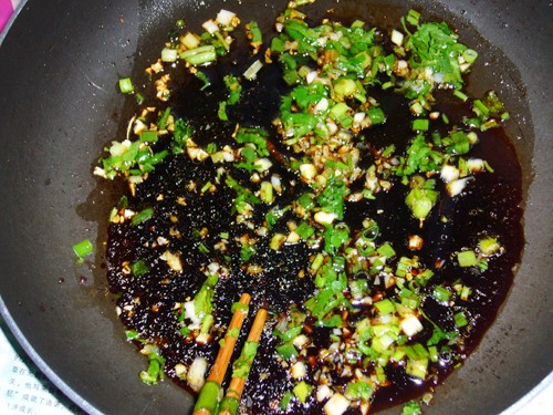 Eggplant with Sauce recipe