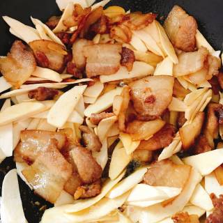 Stir-fried Pork Slices with Rice White recipe