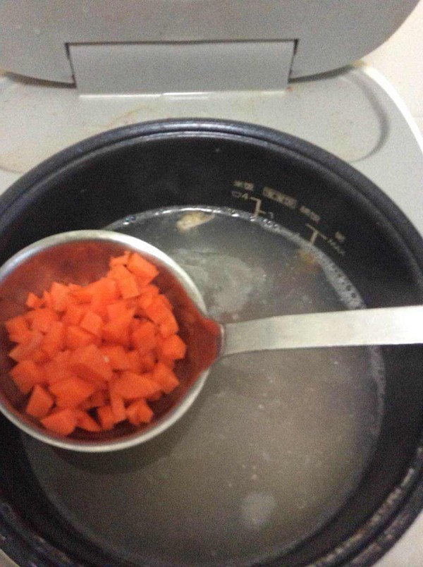 Carrot Pork Congee recipe