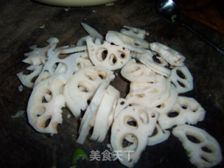 Bacon Lotus Root recipe