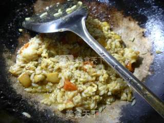 Fried Rice with Egg Potato Curry Paste recipe