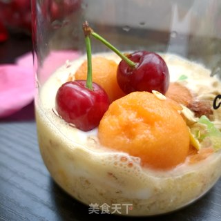 "cute Delicacy" Oatmeal Loquat Yogurt Cup recipe