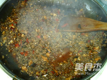 Spicy Mushroom Beef Sauce recipe