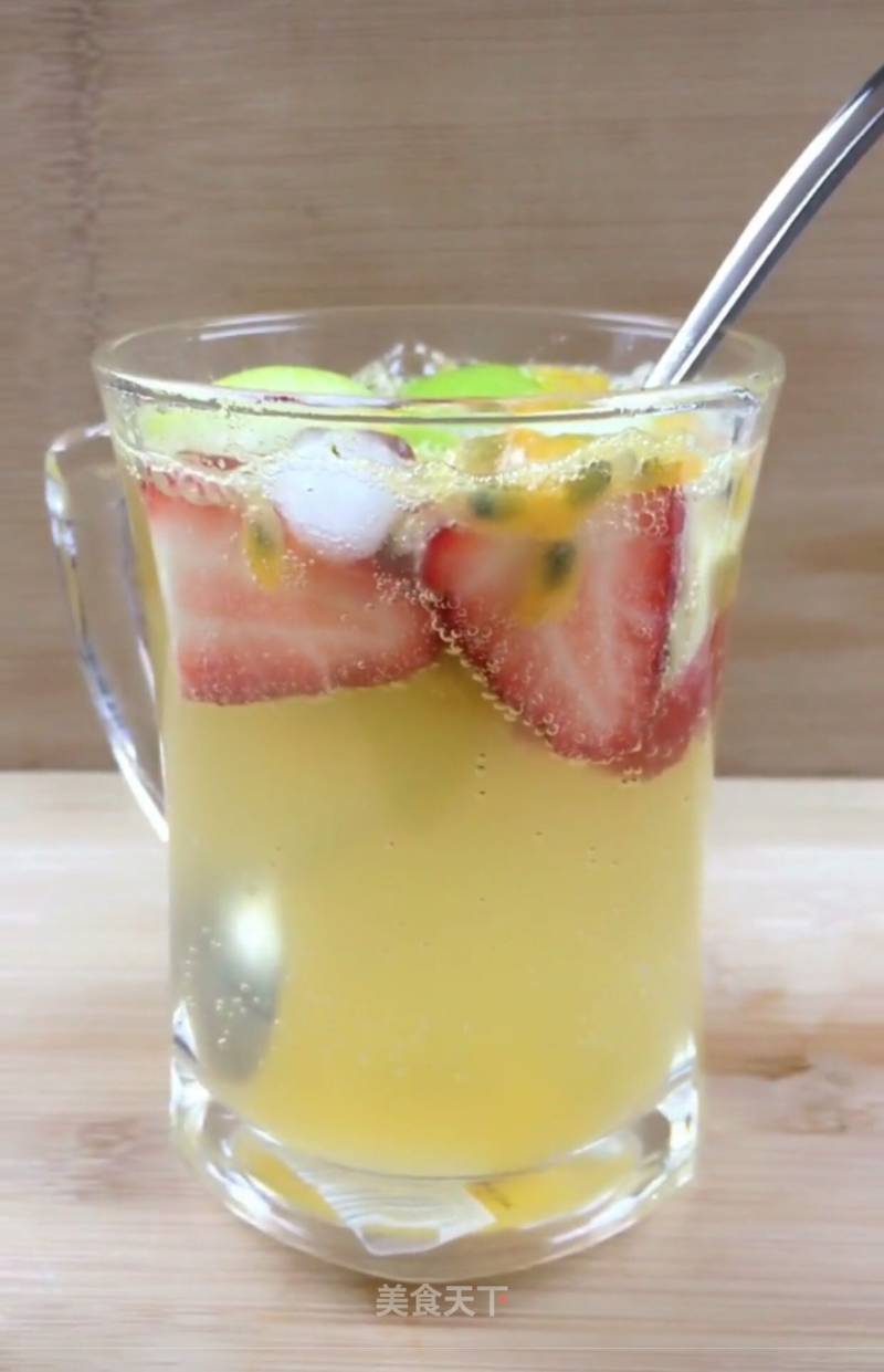 Lime Passion Fruit Sparkling Water recipe