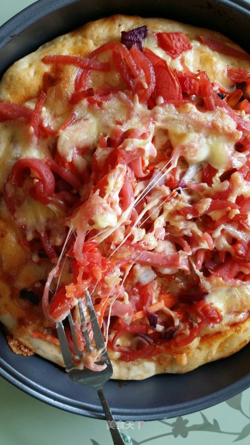 Ham Pizza recipe