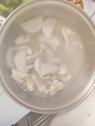 White Radish Stewed Chicken Soup
