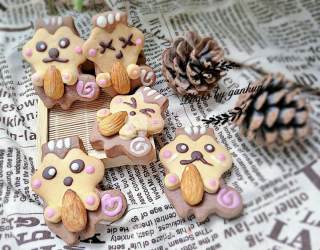 Raccoon and Squirrel Cookies recipe