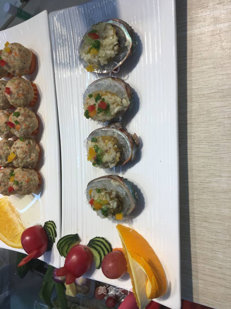 Steamed Abalone with Garlic Vermicelli recipe