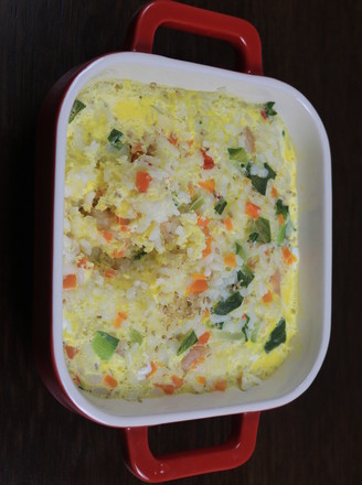 Steamed Rice with Mixed Vegetables recipe