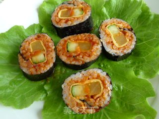 【flower Sushi】----korean Spicy Sauce Sushi recipe