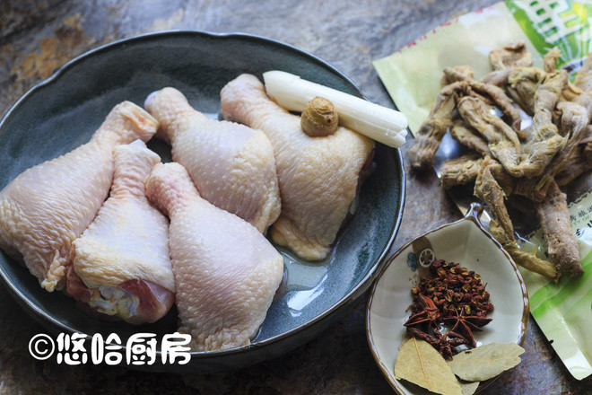 Roasted Chicken Drumsticks with Bamboo Shoots recipe