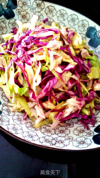 Lettuce and Purple Cabbage recipe