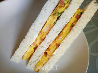 Quick Breakfast, Bread Sandwich recipe