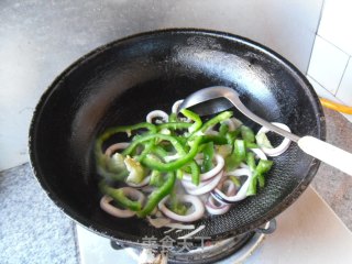 Green Pepper Squid Rings recipe