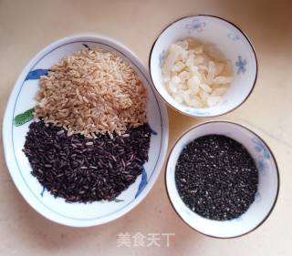 Purple Rice Brown Rice Sesame Paste recipe