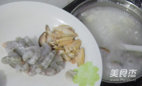 Mushroom Seafood Congee recipe