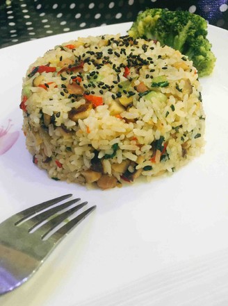 Fried Rice with Vegetables and Eggs recipe