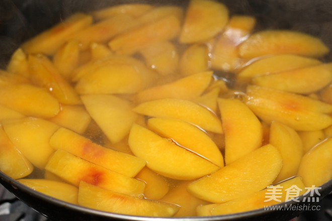 Yellow Peach Sago Cup recipe