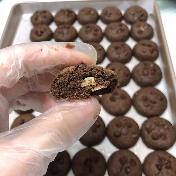 Soft Chocolate Almond Cookies recipe
