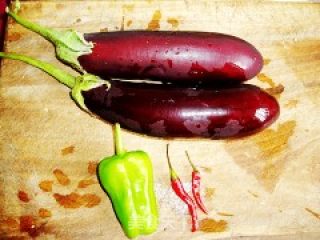 Eggplant with Mashed Pepper recipe