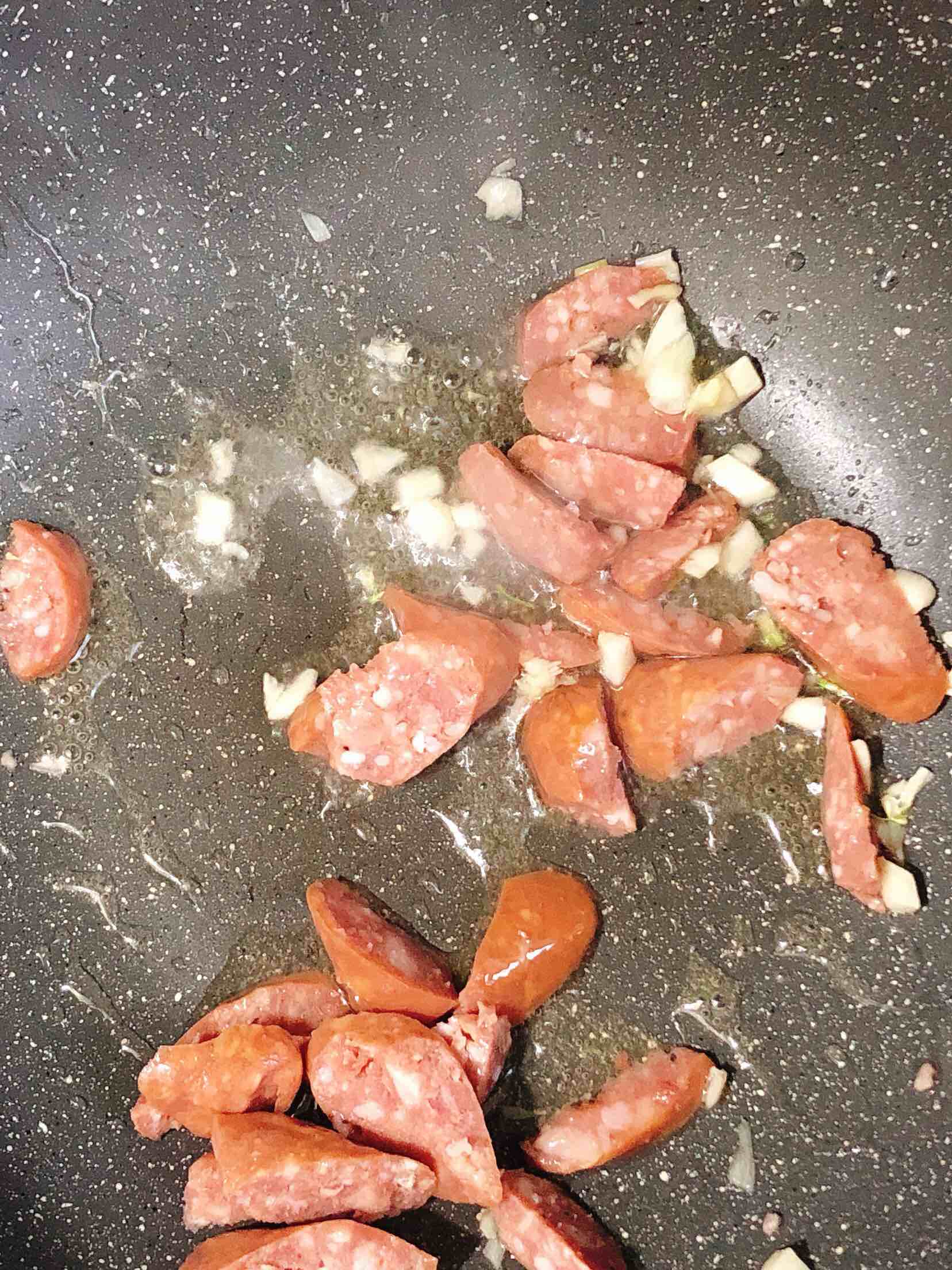 Three Fresh Beef Sausage recipe